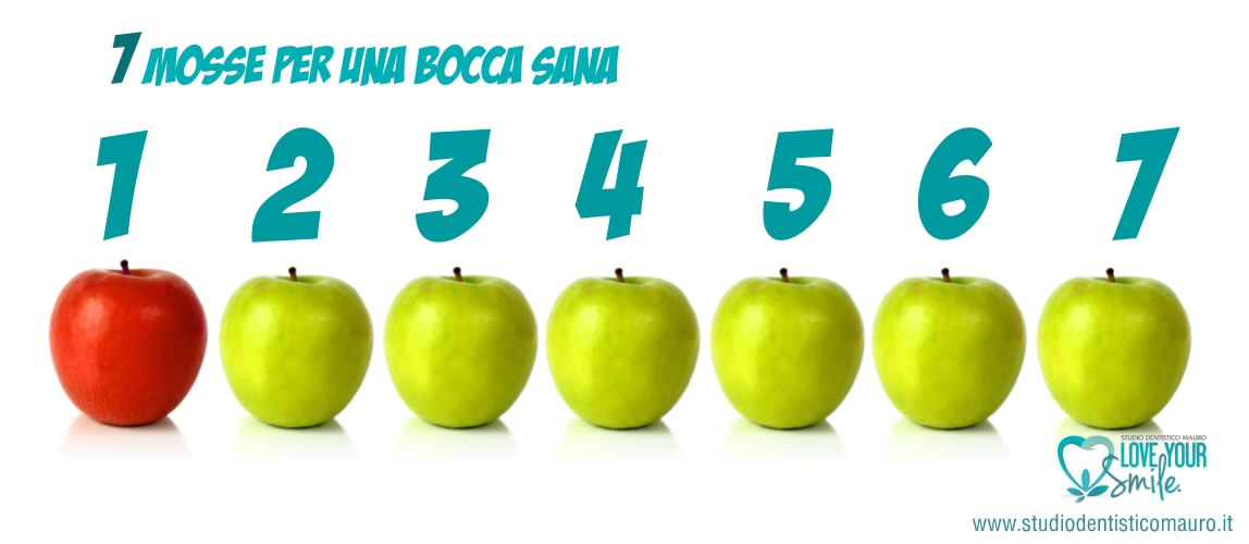 Bocca sana e i tuoi denti puliti, in 7 mosse